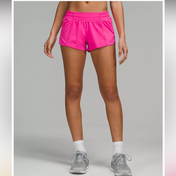 lululemon athletica Pants - Hot Pink Lululemon Hotty Hot 2.5” BNWT